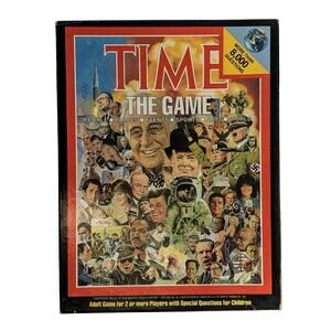 Time Magazine The Game 1983 Hansen Vintage Board Game Complete Rare Retro